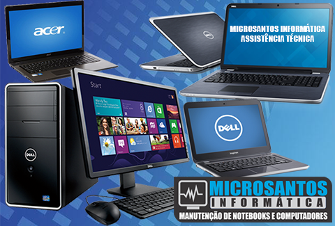 Assistência Técnica de Notebooks em Santos / SP